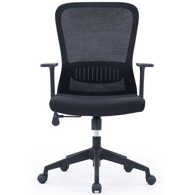 黑色职员办公椅 舒适躺椅